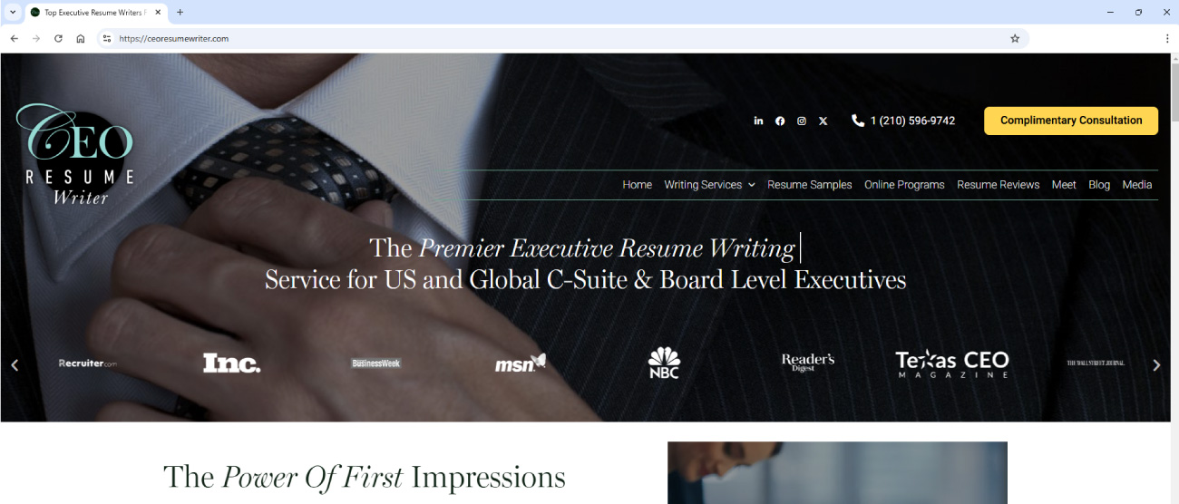 CEO Resume Writer Review