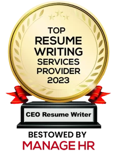 Top Resume writing services provider award